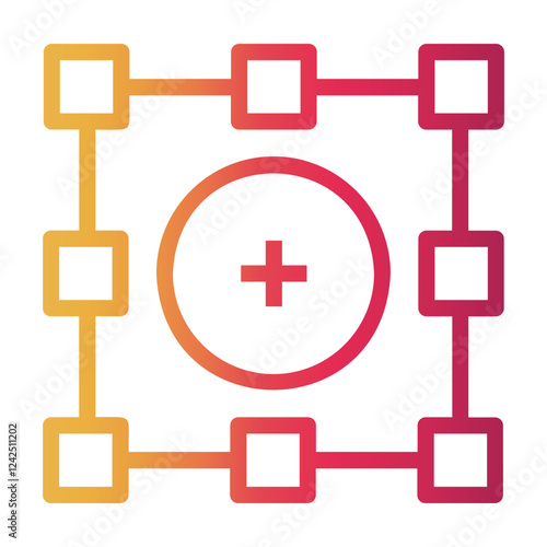 object Line Gradient Icon