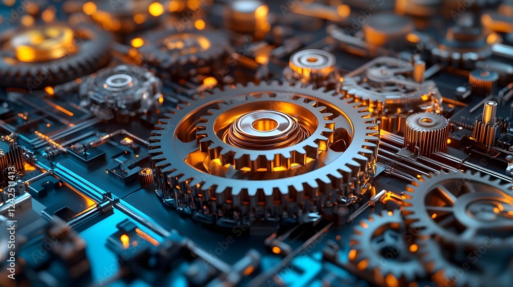 Fototapeta premium - • technological advancement