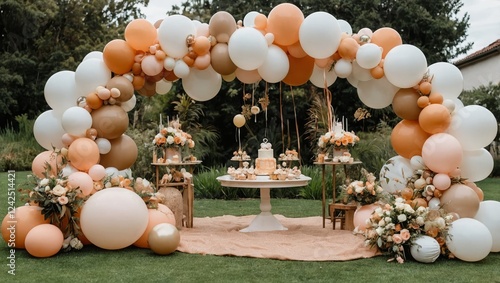 A charming garden celebration for a gender-neutral baby shower or birthday