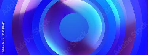 Blue gradient geometric background with stylish design perfect for websites, presentations, or graphic design projects