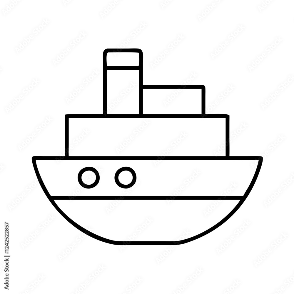 Steamboat icon with transparent background for travel websites, maritime apps, transportation services, educational materials, and nautical-themed designs. Steamboat icon with transparent background for travel websites, maritime apps, transportation services, educational materials, and nautical-themed designs.