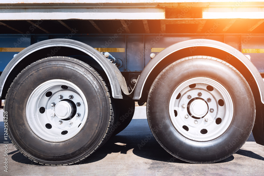 Fotografie Truck Wheels Tires