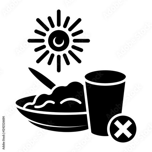 fasting Solid icon