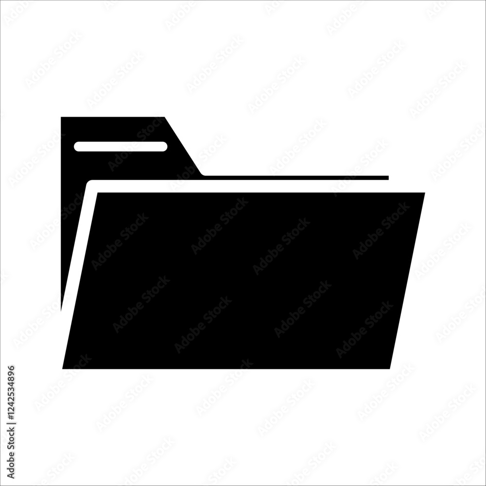 Folder Icon in trendy flat style isolated on grey background, for your web site design, app, logo, UI. Vector illustration, EPS10. Folder Icon in trendy flat style isolated on grey background, for your web site design, app, logo, UI. Vector illustration, EPS10.