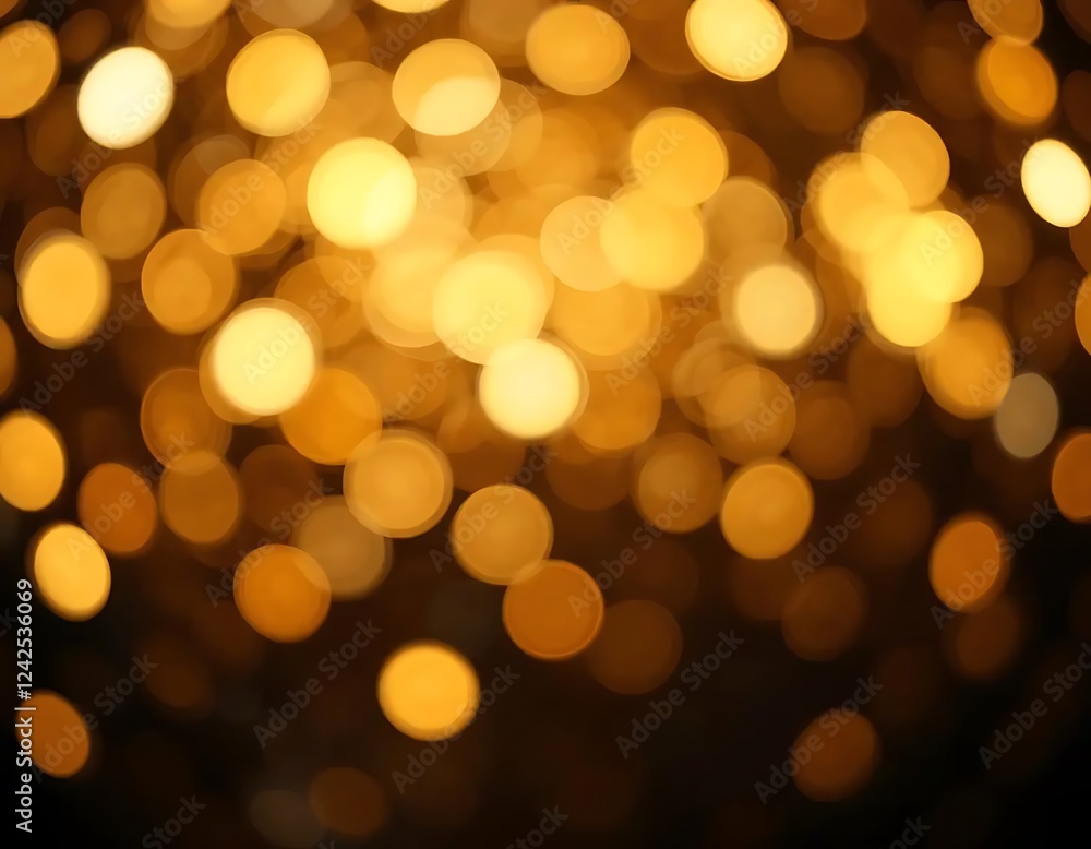 Golden bokeh background Golden bokeh background