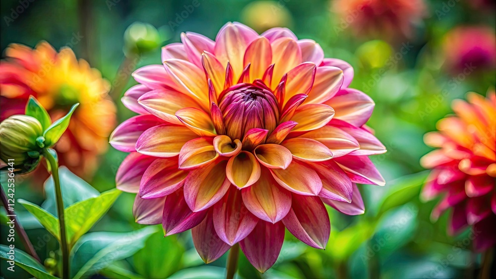 Stunning Close-Up of Hojun Flower in Vibrant Garden Setting - Nature Beauty, Floral Photography, Colorful Blooms, Botanical Art, Garden Inspiration, Petal Details, Macro Shot Stunning Close-Up of Hojun Flower in Vibrant Garden Setting - Nature Beauty, Floral Photography, Colorful Blooms, Botanical Art, Garden Inspiration, Petal Details, Macro Shot