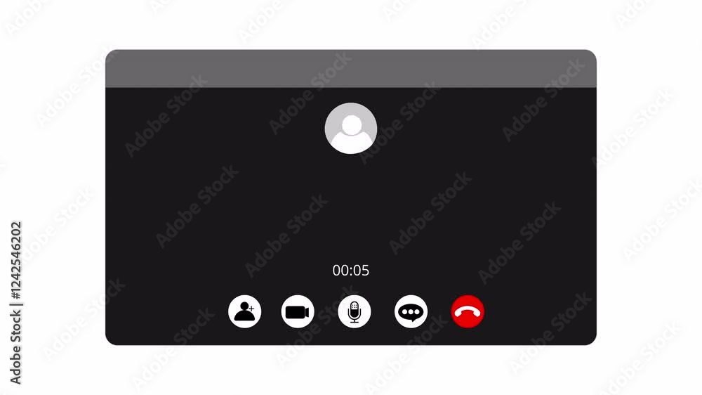 Video call screen display template animation, video call overlay background screen, video call communication. Video call screen display template animation, video call overlay background screen, video call communication.