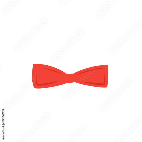 red bow tie illustration