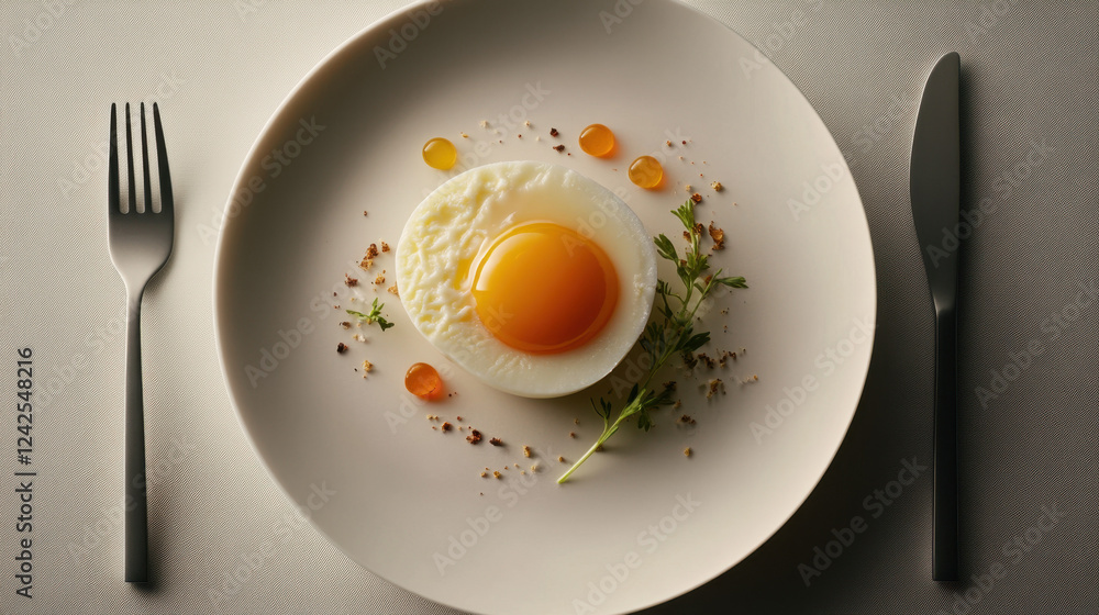 Gourmet Fried Egg Dish Gourmet Fried Egg Dish