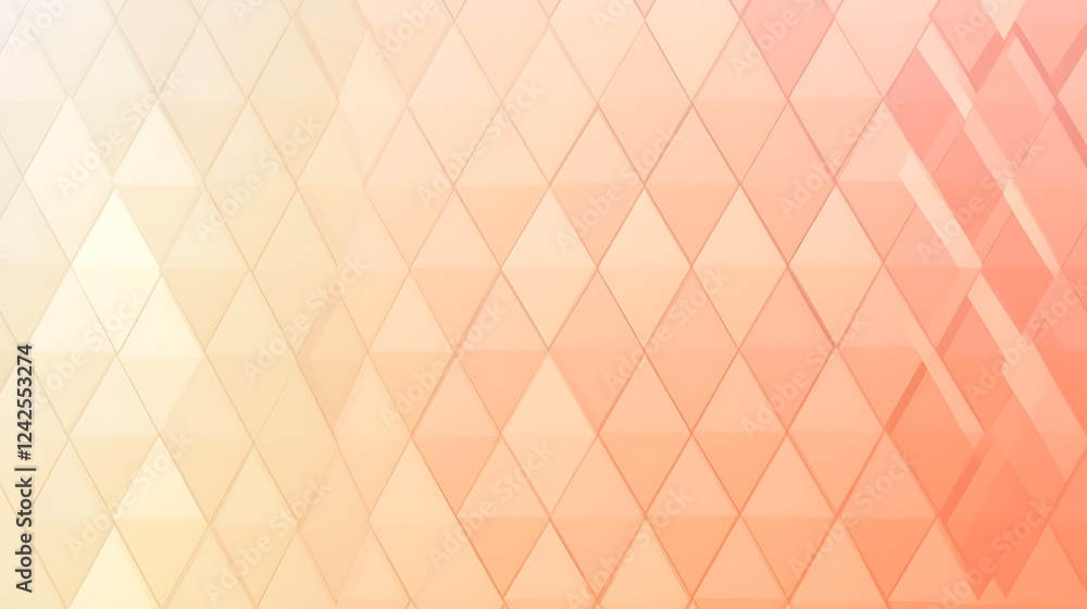 Fototapeta premium Peach Geometric Background