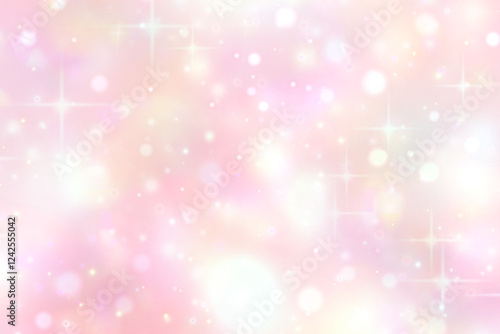 幻想的でメルヘンなきらきら光るシンプルグラデーション背景壁紙イラストテクスチャ【ピンク、紫】
