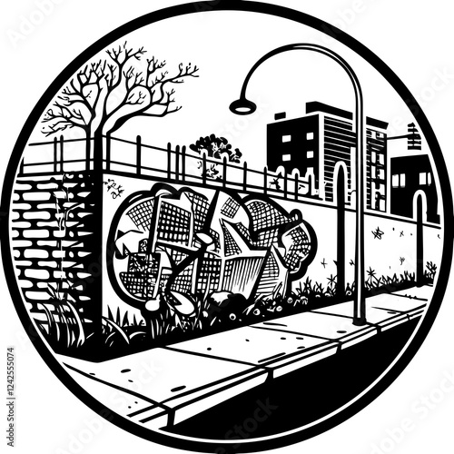 "Graffiti Vector Art – Bold & Urban Designs"