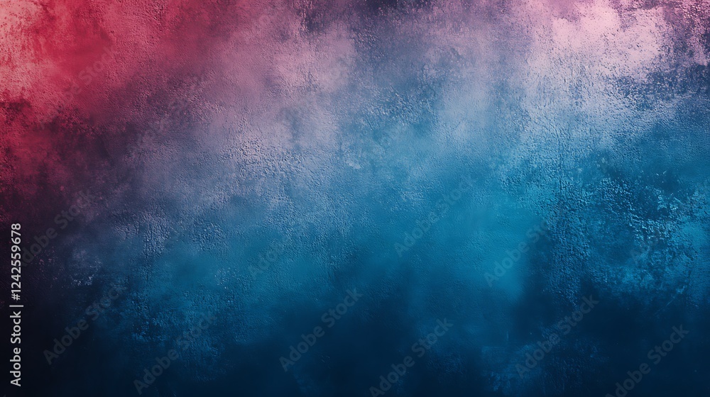 Fototapeta premium Abstract Red And Blue Textured Background