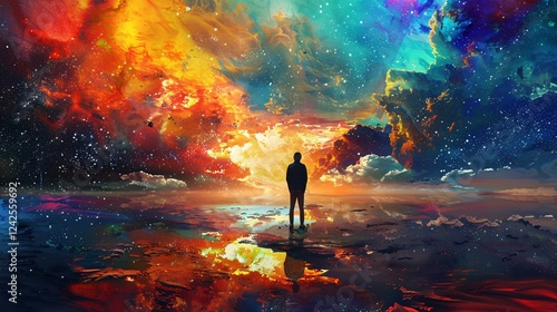 Collage of motivational quotes, inspiring images, and vibrant backgrounds