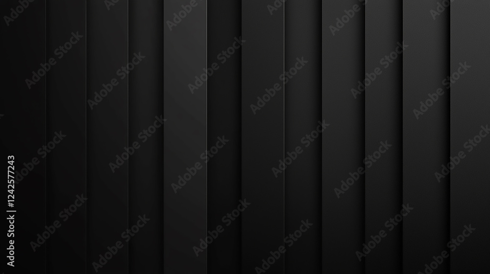 Obraz premium A sleek and modern black wave background design, perfect for adding depth and elegance to various projects black banner background with waves and wavy lines 