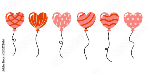 Vibrant and Colorful Heart Balloons Perfect for Any Type of Celebrations and Events
