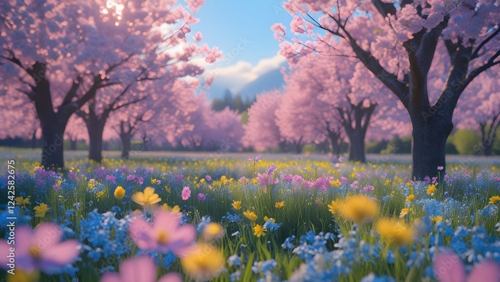 Fototapeta premium spring in the park