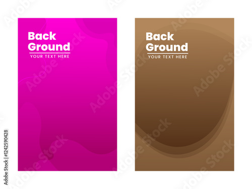 Abstract Purple and brown gradient background for overlay design