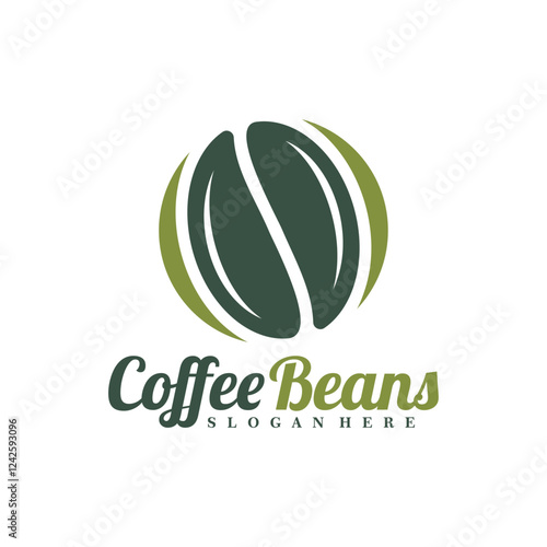 Coffee Beans logo design concept vector. Coffee Logo Design Template. Creative Symbol. Icon