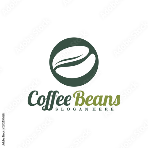 Coffee Beans logo design concept vector. Coffee Logo Design Template. Creative Symbol. Icon