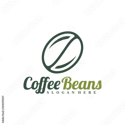 Coffee Beans logo design concept vector. Coffee Logo Design Template. Creative Symbol. Icon