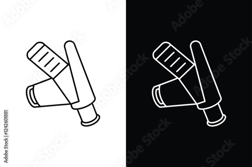 High-Quality Spirometer Line Icons for Healthcare Projects