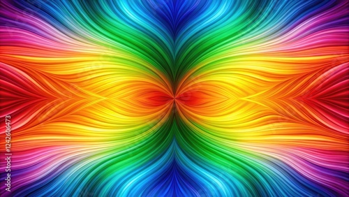 Wallpaper Mural Vibrant rainbow colors blending into each other in a abstract pattern, gradient, visual appeal Torontodigital.ca