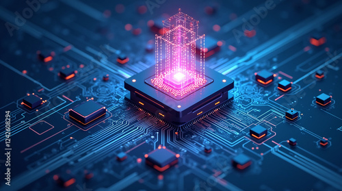 Isometric AI and Machine Learning Data Processing Center