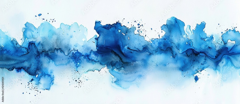 Obraz premium Grunge splash of colorful creativity against a clean white backdrop.