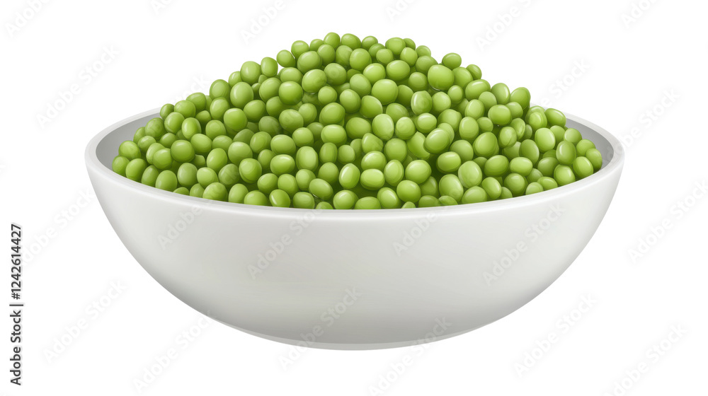 bowl of green peas isolated on white background bowl of green peas isolated on white background