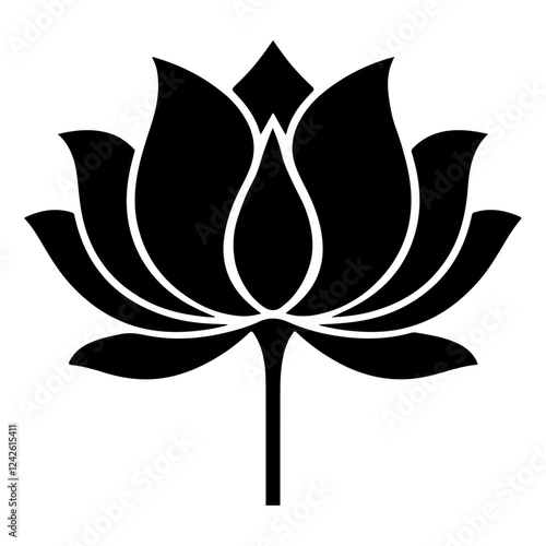 Symbol of Purity, Enlightenment, and Spiritual Growth.ai