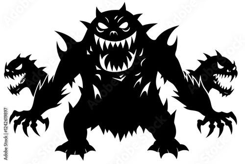 Monstrous Mayhem Illustrations – Spooky Creature Vector Set