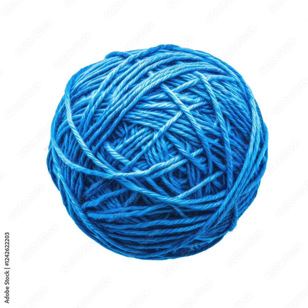 ball of yarn isolated on transparent white background, clipping path ball of yarn isolated on transparent white background, clipping path