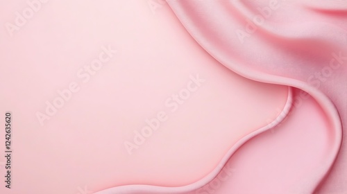 Wallpaper Mural Pink silk fabric waves, background, texture Torontodigital.ca