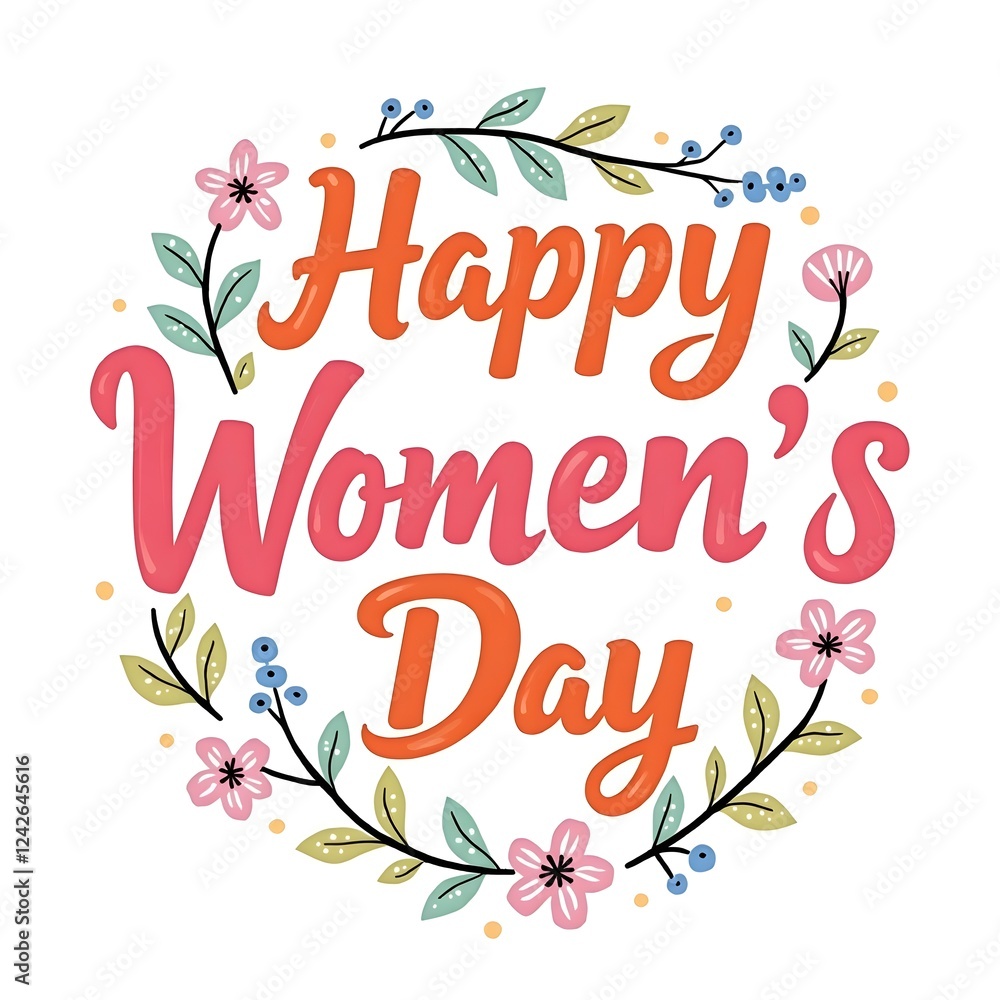 Obraz premium Happy Women's Day