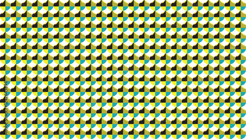 Abstract geometric pattern art vector illustration