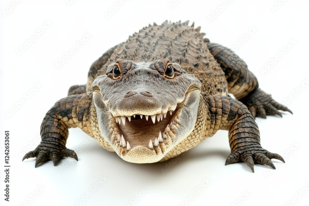 Obraz premium Ferocious Crocodile Close Up