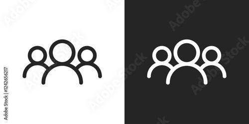 Community people sign icon vector design