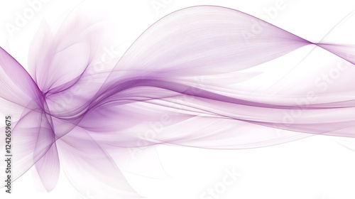 Purple abstract wave, design element