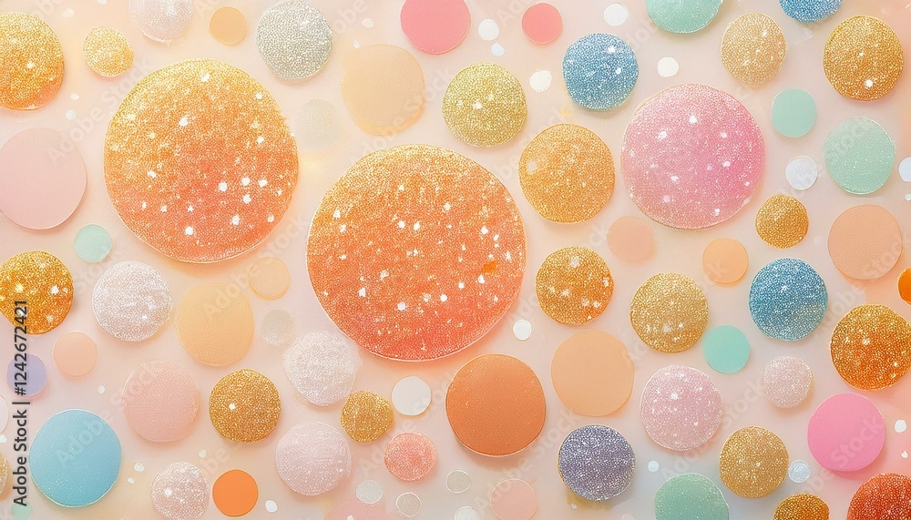 明るくポップで抽象的な壁紙(オレンジ色) 明るくポップで抽象的な壁紙(オレンジ色)