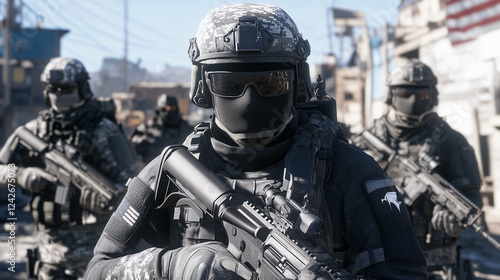 Tactical Precision: A squad...