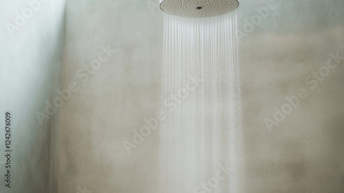 Shower Steam: A close-up of...