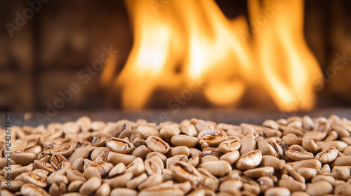 Coffee Bean Roasting: Close...