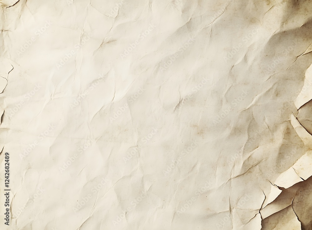 Aged Crinkled Paper Texture Background Image Aged Crinkled Paper Texture Background Image