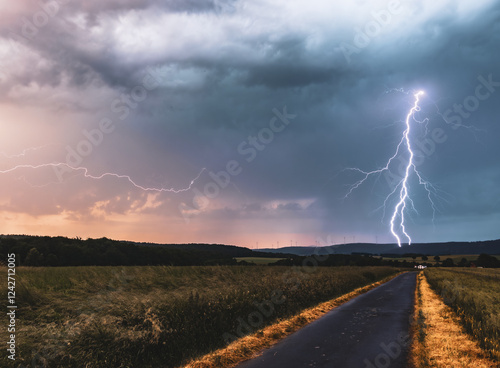 Fotografie Blitzeinschlag