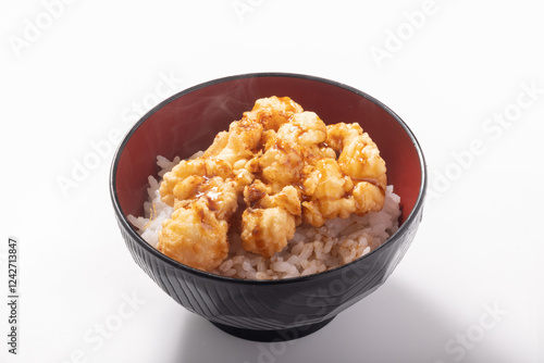 イタヤ貝　かき揚げ丼 photo