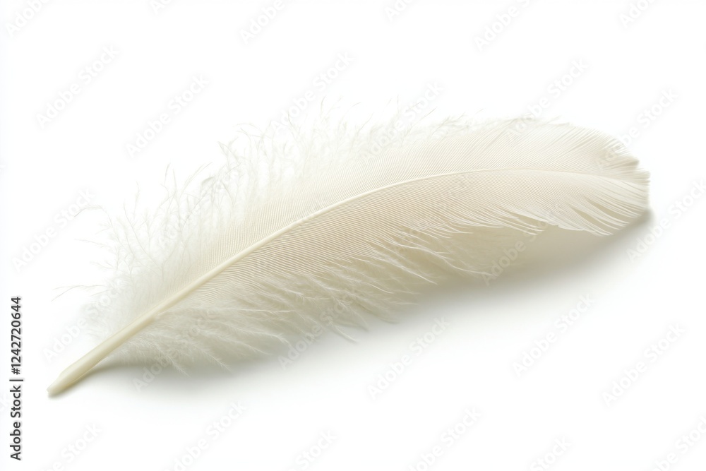 Delicate White Feather - A Pristine Natural Beauty Delicate White Feather - A Pristine Natural Beauty