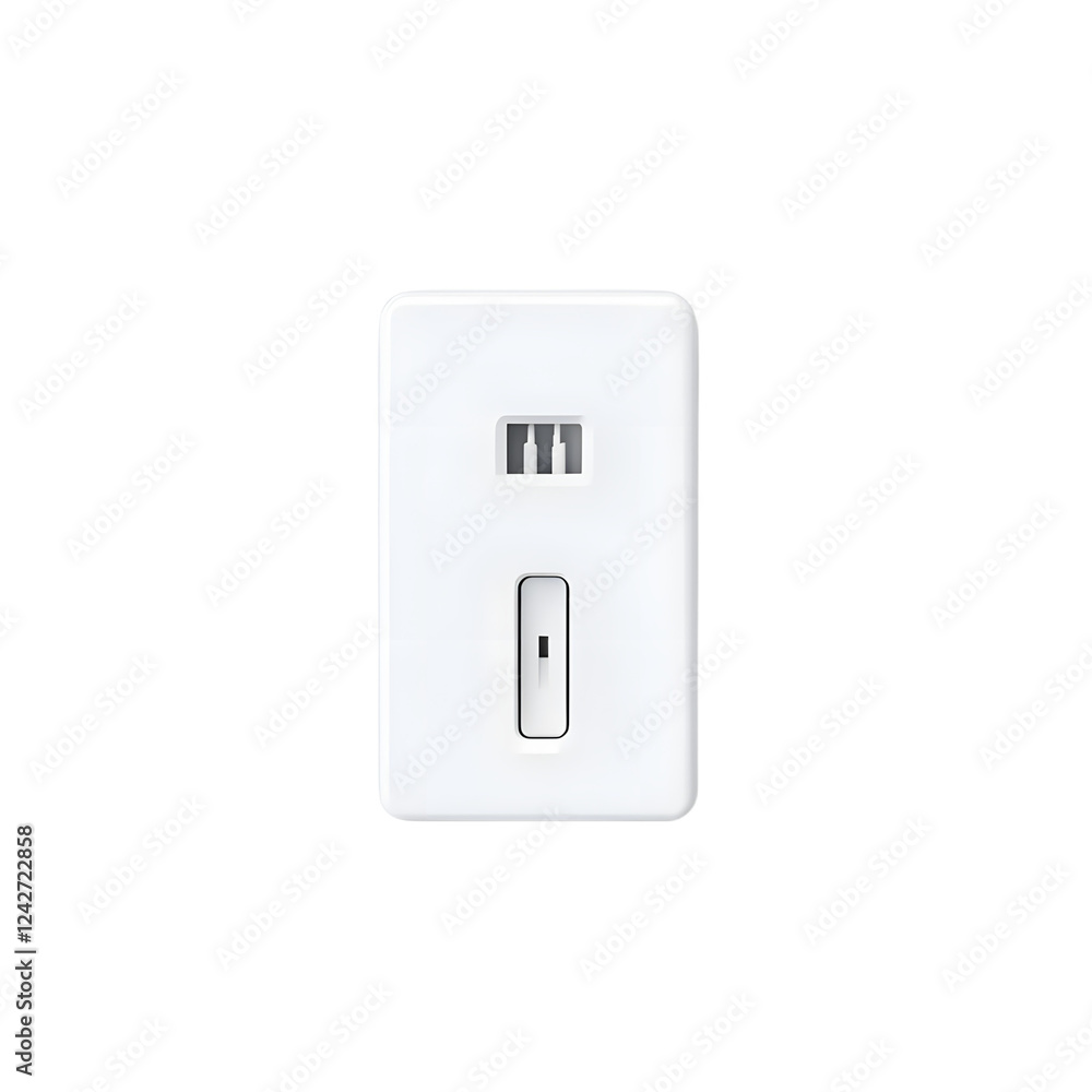 Smart plug on a white background, providing easy control of home appliances through advanced technology for a smarter and more convenient lifestyle.
Smart plug on a white background, providing easy control of home appliances through advanced technology for a smarter and more convenient lifestyle.