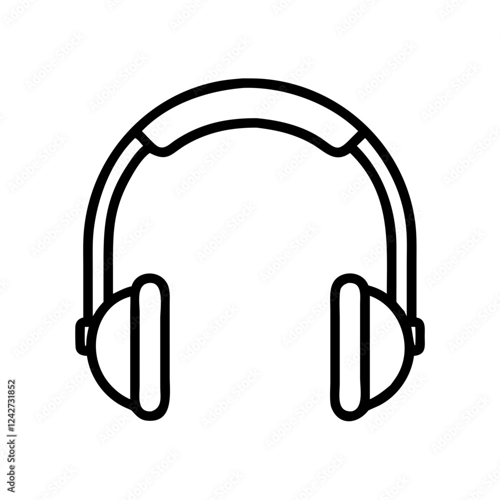 A minimalistic illustration of headphones, symbolizing tech and electronics sales. A minimalistic illustration of headphones, symbolizing tech and electronics sales.