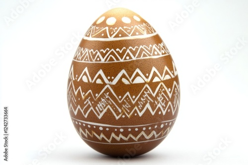 Ornate Easter Egg with Intricate Design photo